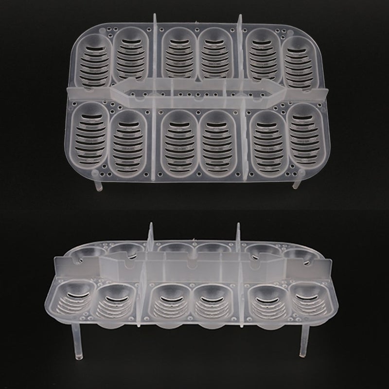OMEM Reptile Breeding Box, Reptile Egg Incubators, Hatchery Box, for Hatching Gecko, Lizards, Lions Mane, Reptiles (Thermometer, Transparent Box) - Image 4
